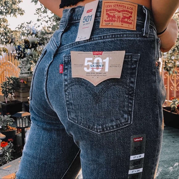 Levi's Denim - Levi's | 501 Faded Black Skinny Jeans